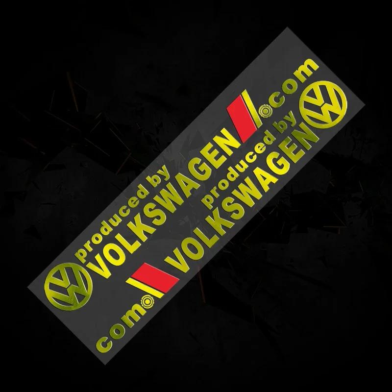 Pro VOLKSWAGEN VW Laserové Reflexní Samolepky na Přední Sklo Auta Samolepky na Karoserii pro Volkswagen Passat Tiguan Bora Jetta CC Beetle Sc
