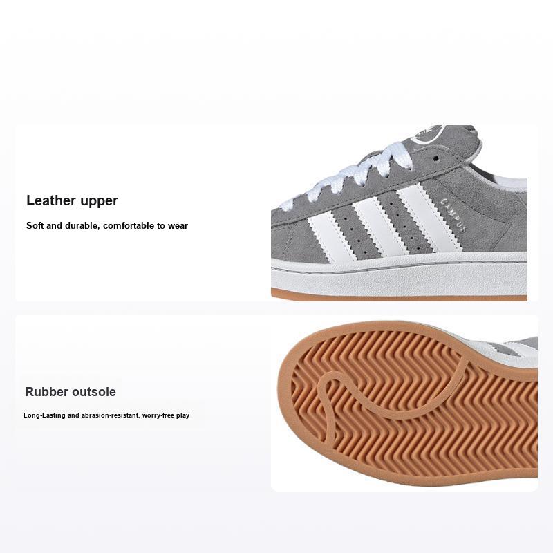 Детские кроссовки adidas Campus 00s J Grey Gum Grey-Three Cloud-White HQ6507 37⅓