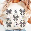 Comfort Colors Retro Ghost Shirt and Kids Tshirt: Coquette Book Lover Halloween Tee