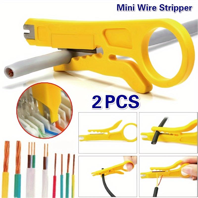 2PCS Multifunctional Wire Stripping Pliers, Simple Electric Wire Stripper Hand Tool