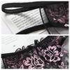 Sexy Lingerie Women's Underwear Embroidered Hollow Mesh Seductive Thong Panties Underpants G Strings Crotchless Bandage Underwear Lingerie for Women