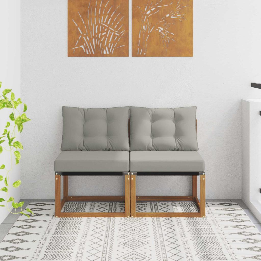 2 Piece Outdoor Center Sofa