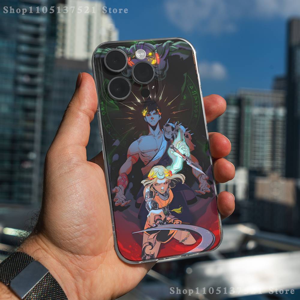 

H-Hades ii Game Phone Case For iPhone 16,15,17,12,13,14,11 Max,Pro,Plus,X,XS,XR,SE4,E Mini Transparent Cover iPhone11