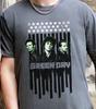 T-shirt Green Day Punk Rock su Nero Vintage Comfort Colors 1717 Tee