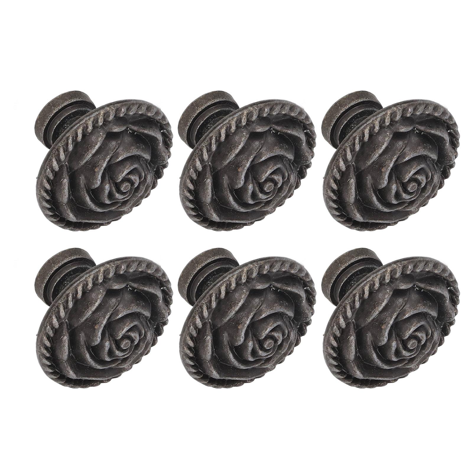 

10 шт. Розовые мебельные ручки Антикварные Элегантные в китайском стиле Круглые ручки для ящиков для шкафов, сервантов