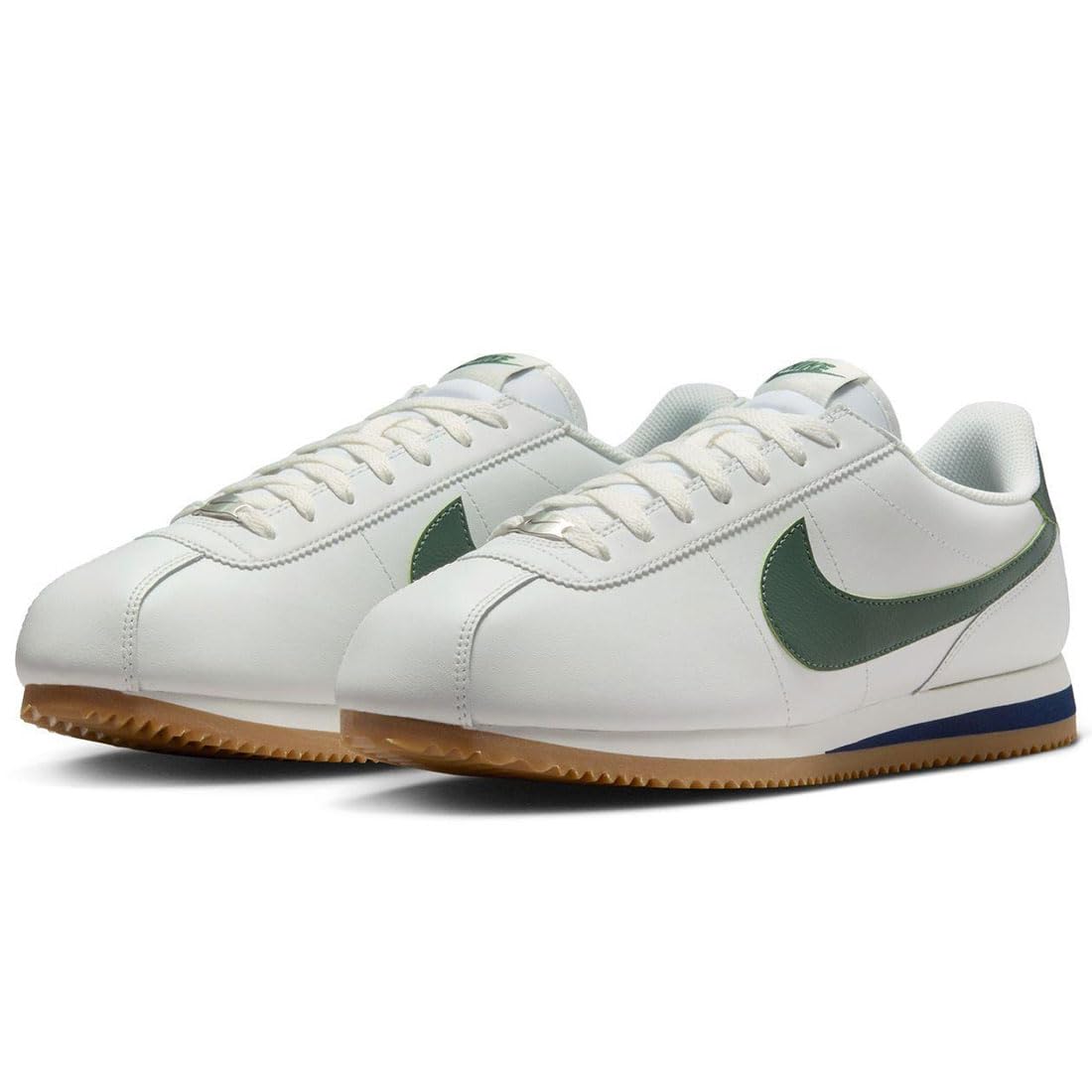 Nike Cortez Summit Size Leather, White/Midnight Navy/Metallic Silver/Fur, DM4044-113, 27.5cm