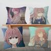 Anime A Silent Voice Game For Cartoon Print Peripheral Pillow Case Cushion Cover Home Decor Birthday Gift Pillowcover