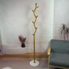 Minimalist Gold Metal Floor-Standing Coat Rack