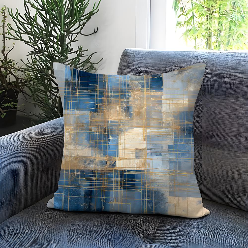 Abstract Texture Cushion Cover Comfortable Reversible Pillow Cover Ideal for Car Sofa Bedroom  Beyond