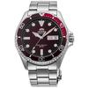 Orient Men's Made In Japan Automatic Watch Stainless Steel Band Silver 22 (Model: RA-AA0814R19B), Red.