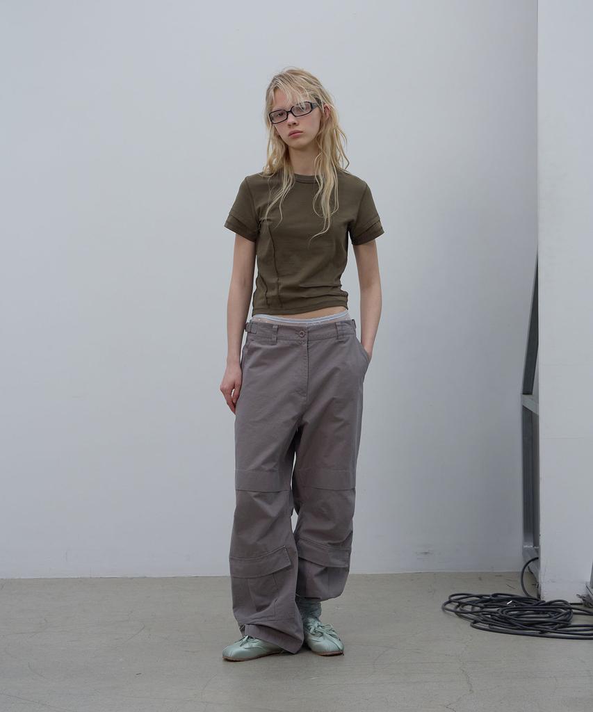 LCDC™ Raw Seam Top (Khaki)
