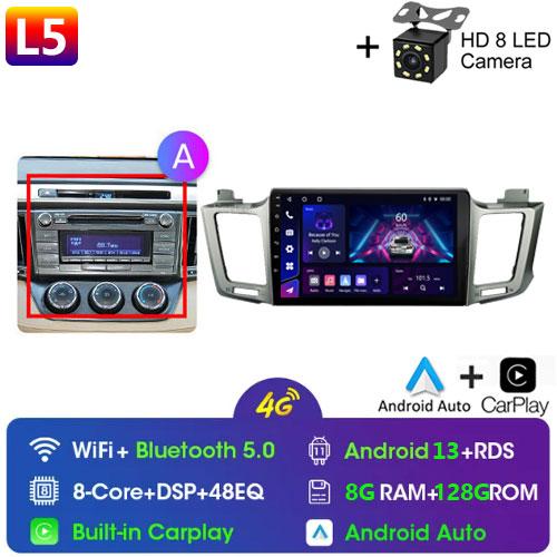 For Toyota RAV4 Rav 4 XA40 2012 - 2018 Android Car Radio Multimidia Video Player Navigation GPS Carplay Touch Screen Auto Stereo