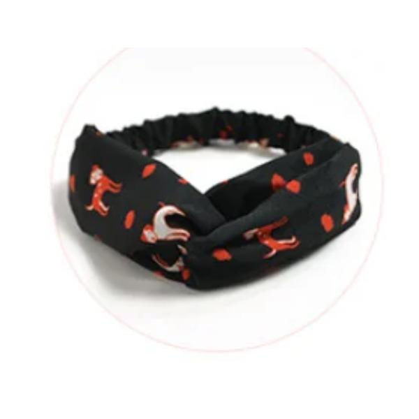 Scrunchies Frau Geknoteter Turban Haaraccessoires für Mädchen Stirnband Turban Elastisches Haarband Kopfwickel Gestreifte Haar-Scrunchies