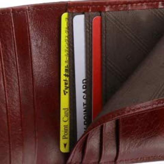 Dakota Women's Bambina Genuine Leather Bifold Wallet (DA-36123-40) Brown (0036123)