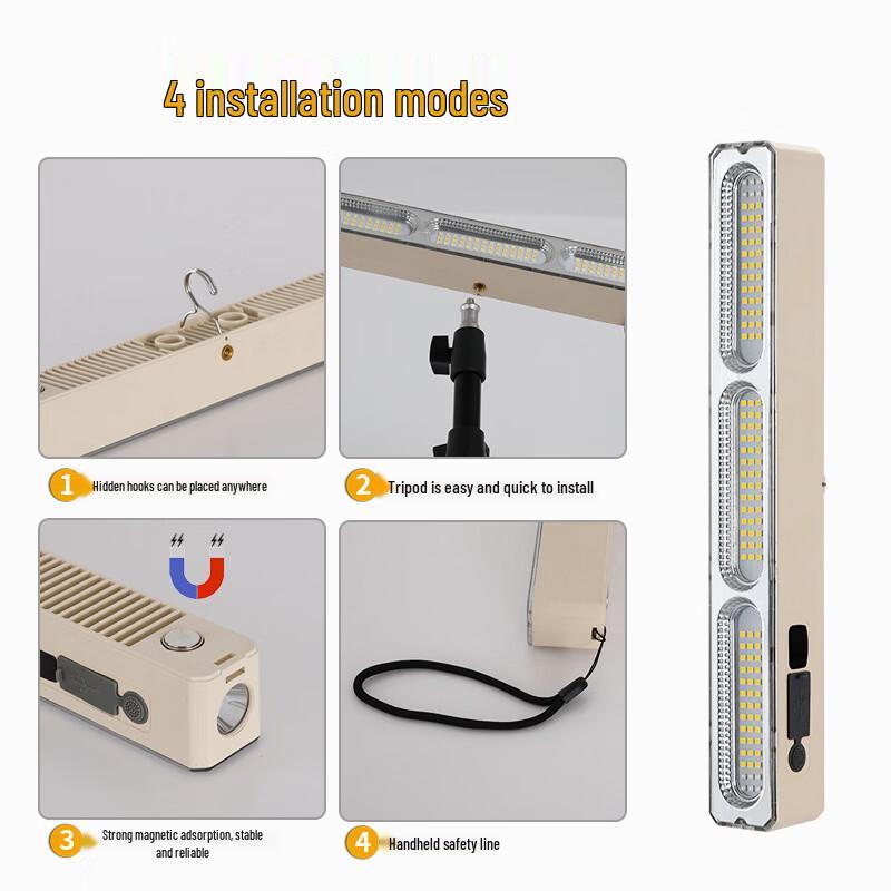 Portable High-Brightness LED Work Light with Stand
