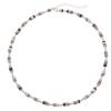 Cui Yan S925 Sterling Silver Korean Style Colorful Beaded Necklace for Women – Spring/Summer Dopamine Choker