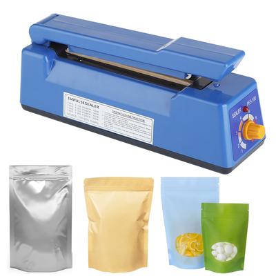Versiegelungsmaschine Elektrische Heißsiegelmaschine Handpresse Vakuum-Lebensmittel-Plastiktüte Bobo Ballons Impuls-Schnell-Heißsiegelmaschine Verpackungsmaschine