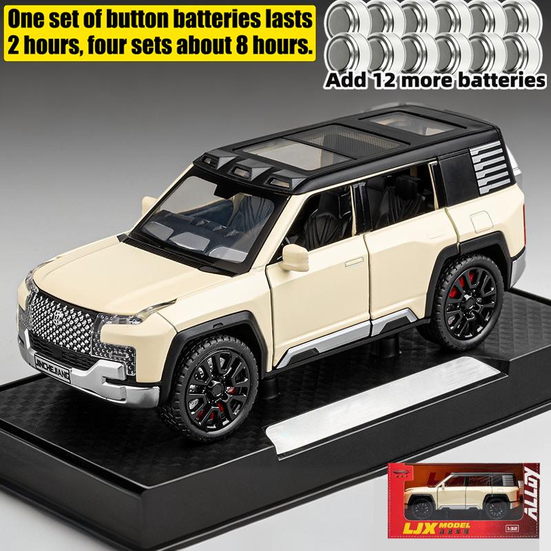 1/32 BYD Look Up U8 Metalowy Model Diecast Samochód Metal Dźwięk i Światło Symulacja Klasyczna Kolekcja Ozdoby do Ekspozycji Prezent Urodzinowy