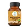 A TATA Product - Organic India Pure Ashwagandha Root Capsules - 60 Veg Caps (400mg), For Vitality & Relieves Stress, Naturally Boosts Energy & St