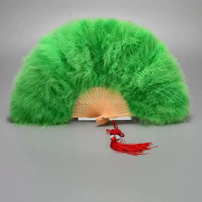 Deluxe Feather Fan for Dance & Qipao Performances