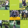 Brinquedo para cachorro leve flutuante brinquedo para mastigar para animais de estimação anel de treinamento interativo resistente a mordidas para atividades ao ar livre