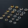 100Pcs 6mm/8mm/10mm Metal Grommets Kits Eyelet Punch Set Metal Eyelets and Grommet Sets for Leathers/Fabric/Belt/Shoes