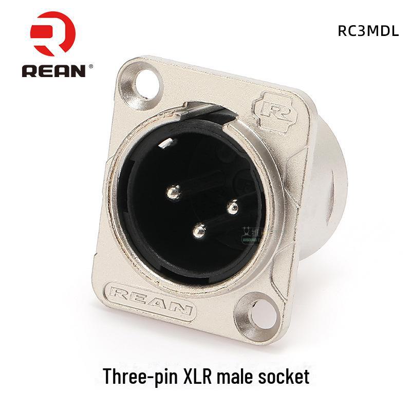 

Модуль разъема REAN Yongsheng 3-Core XLR YS145 Male & Female D-Type для стационарной установки RC3MDL male connector белый