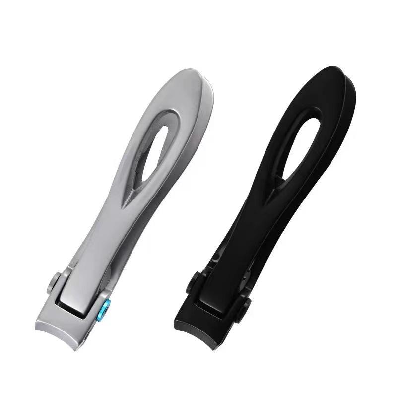 Stainless Steel Large Opening Nail Clippers - Portable Household Nail Cutter for Thick Toenails