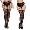 Newfunjoin Large Plus Size Fishnets Big Mesh Stockings Garter Belt Pantyhose Thigh High Sexy Hot Hollow Tights Women Panty Socks