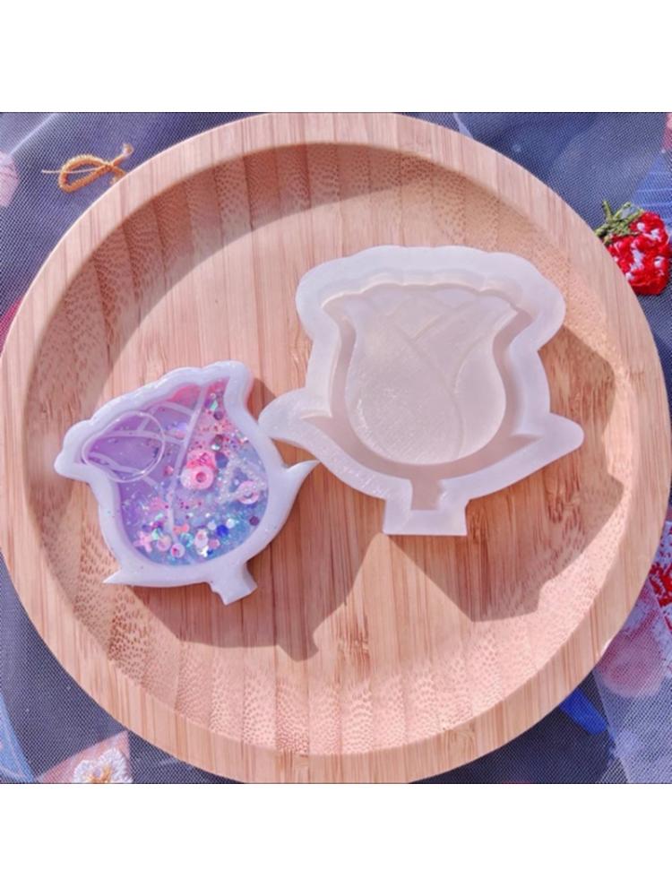 Resin Shaker Mold  Quicksand Casting Epoxy Silicone Mold Resin Epoxy Jewelry Molds for Pendant Decoration Crafts