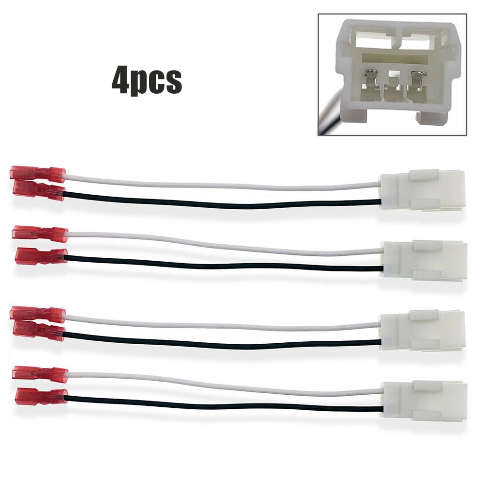 4pcs Speaker Adapter Wiring Harness For Wrangler 2003-2017