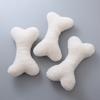Dog Squeaky Toy Soft Plush Dog Chew Toy Boredom Relief Interactive Bone-shaped