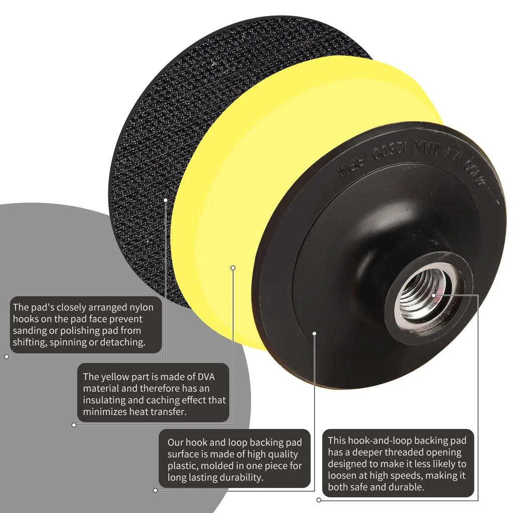 100/240pcs 4inch 100mm Sanding Paper Sanding Disc Pads Set 400-800 Grit Polishing  Flocked Sandpaper For Dremel Tool Accessories