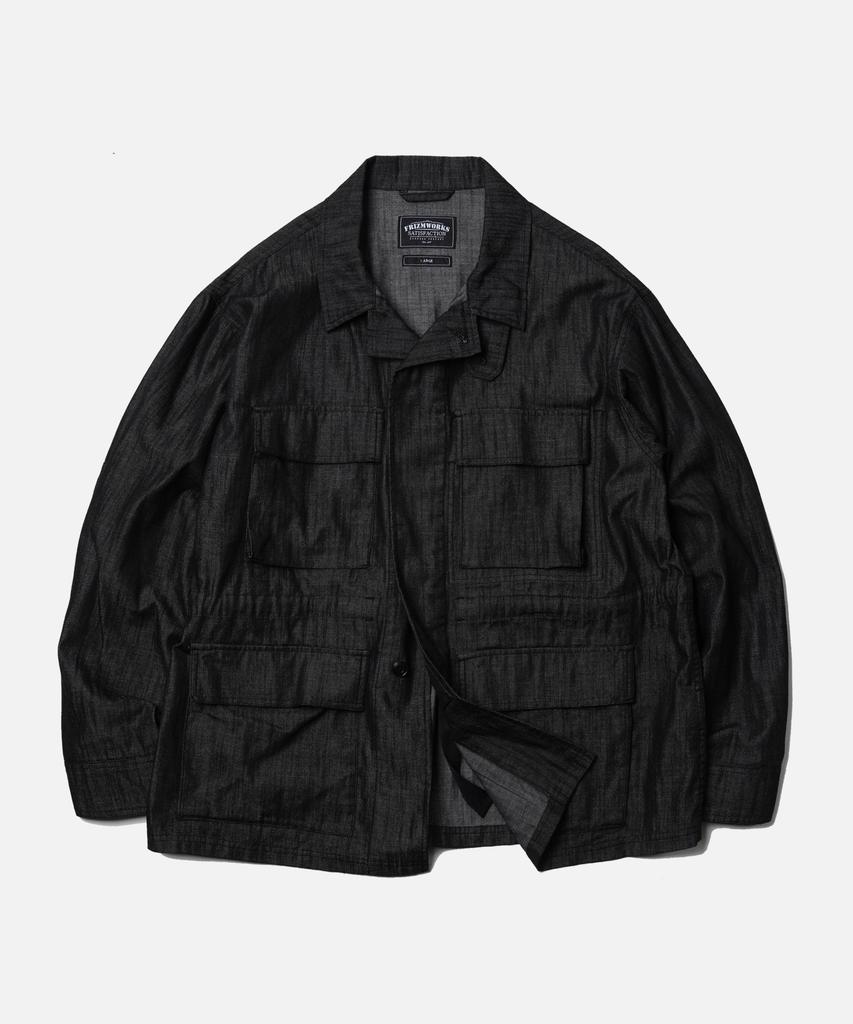Frizmworks Denim Oversized Bdu Jacket _ Black