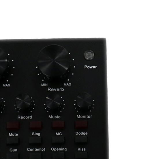 1 Set V8+BM800 Condenser Microphone Foldable Low Noise Portable Studio Recording Mic Sound Card for KTV