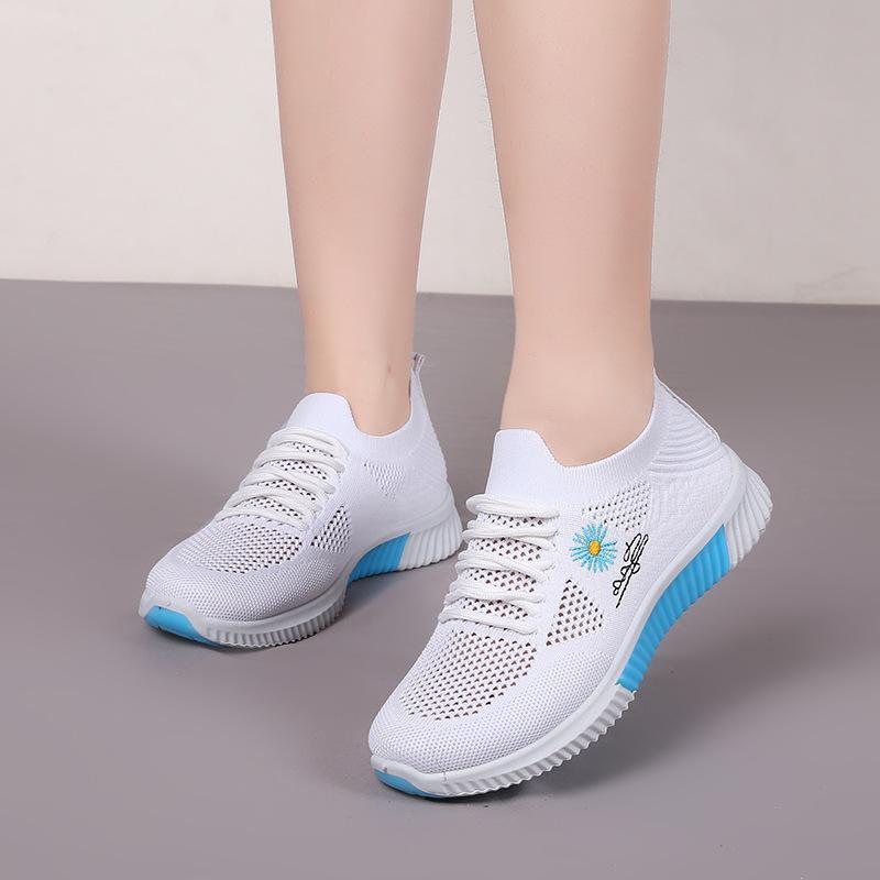 Summer mesh sports shoes couple mesh running shoes running casual men's and women's single shoes