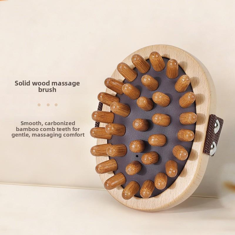 Air cushion comb, airbag meridian comb, wooden head massage comb, whole body meridian dredging and tapping device, home massager золотой