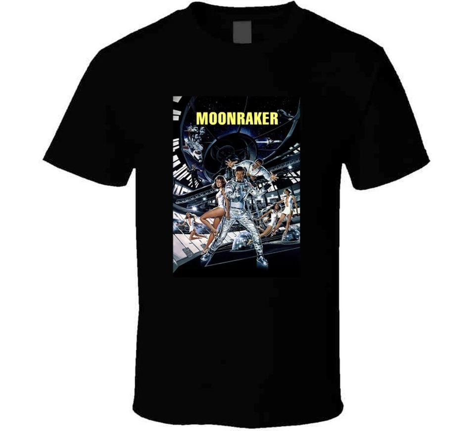 Moonraker Movie Tee Retro Bond Movies Fan T Shirt L