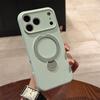 Liquid Silicone Magnetic Rotating Bracket Phone Case for iPhone 17 Pro Max - Precision Fit & Full Coverage 