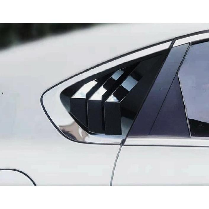 For Kia Forte K3 - Glossy Black Side Vent Window Scoop Louver Cover Trim