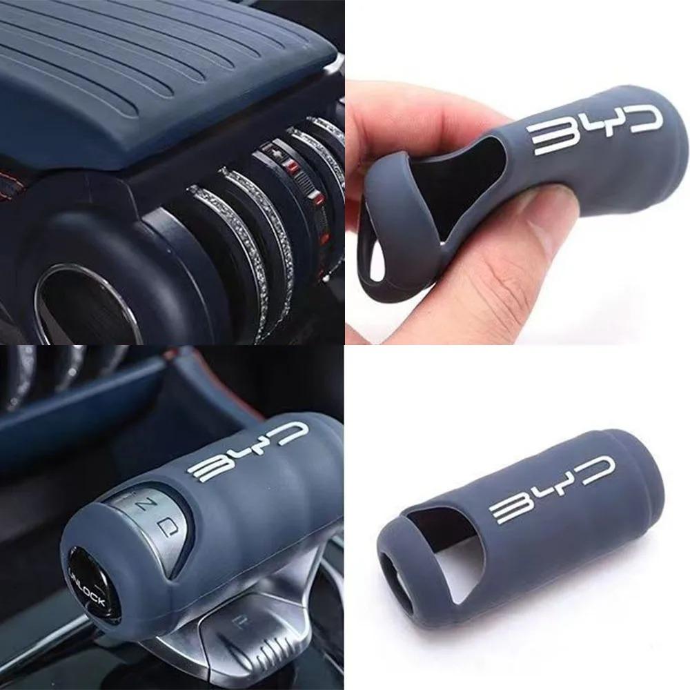 BYD Atto 3 Yuan Plus Bilgearskifteknop Beskyttelsesdæksel Silikone Gel Auto Tilbehør til BYD Atto3 ATTO 3 2022 2023 2024