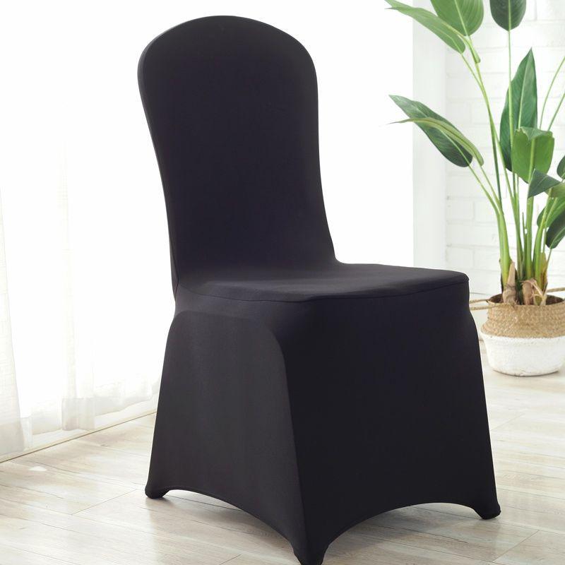 Universal Stretch Chair Cover - Solid Color, Thickened for Hotel, Restaurant, Wedding, Banquet