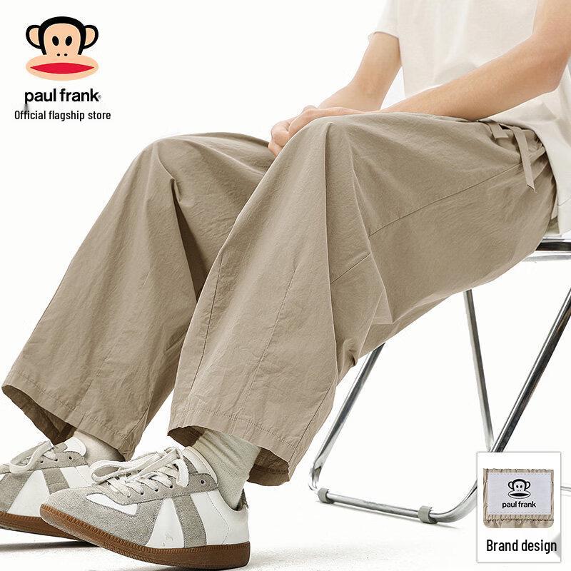 Paul Frank Men s Pure Cotton Wide-Leg Straight Casual Pants XL хаки