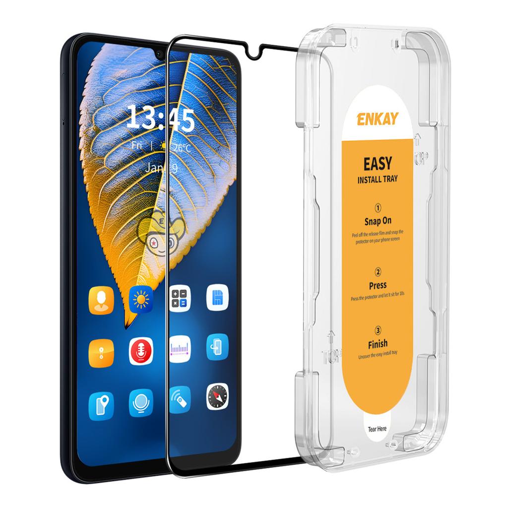 ENKAY HAT PRINCE For Honor X8a 4G Film High Aluminium-silicon Glass 9H Full Screen Protector
