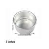 2-Inch Removable Bottom Round Chiffon Cake Pan