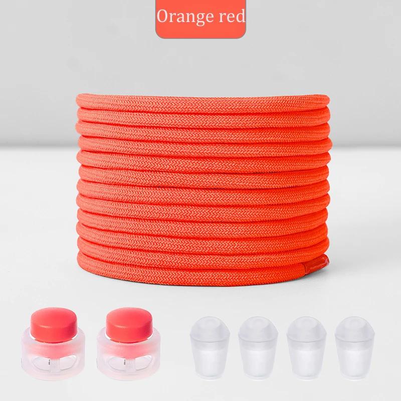 New No Tie Shoeaces Elastic Round Tieless Shoe Laces Sneakers Spring Lock Shoelace Quick Without Ties Shoes Lace for Kids Adult