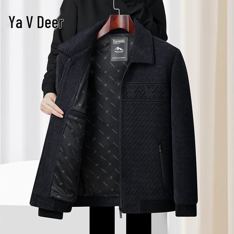Yalu Men's Mid-Aged Padded Winter Jacket