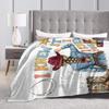 I Knew It I Knew You Country Knitted Blankets TS5 Plush Throw Blanket Summer Air Conditioning Portable Soft Warm Bedspreads,