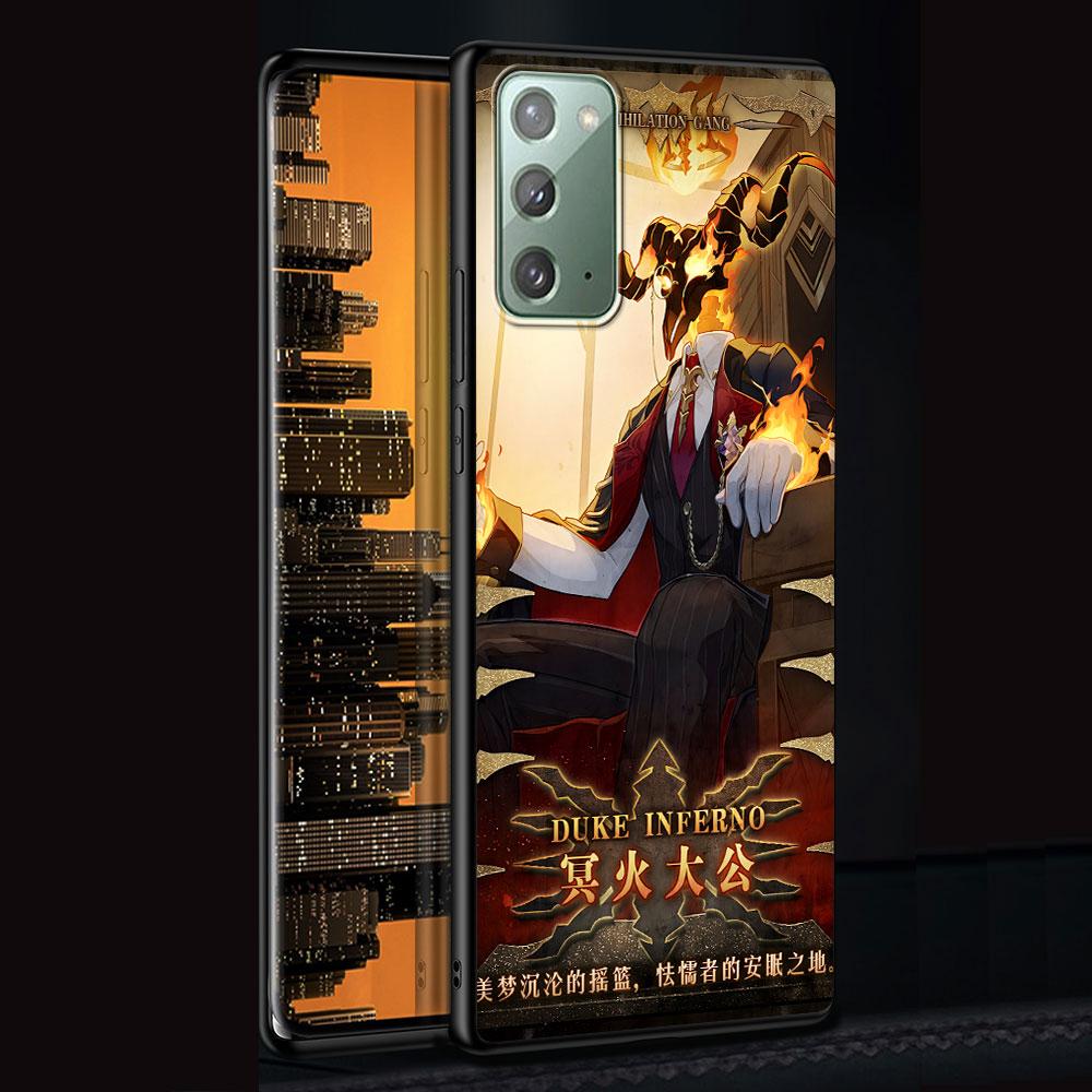 Honkai Star Rail Sparkle Case for Samsung Galaxy Note 10 Plus 20 Ultra 9 8 TPU Phone Cover Note 10 Lite Black Soft Shell Funda