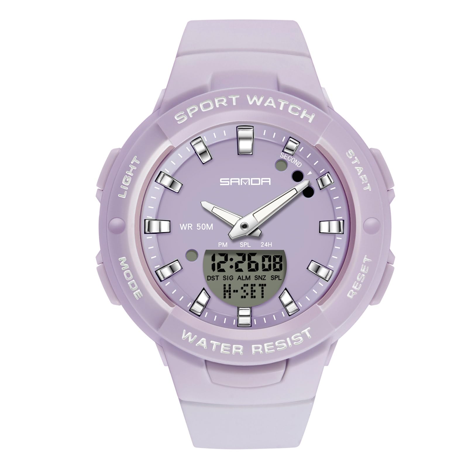 

Часы RORIOS цифровые многофункциональные простые кварцевые для поездок в школу или на экзамен спортивные повседневные стильные рождественские унисекс подарок на день рождения